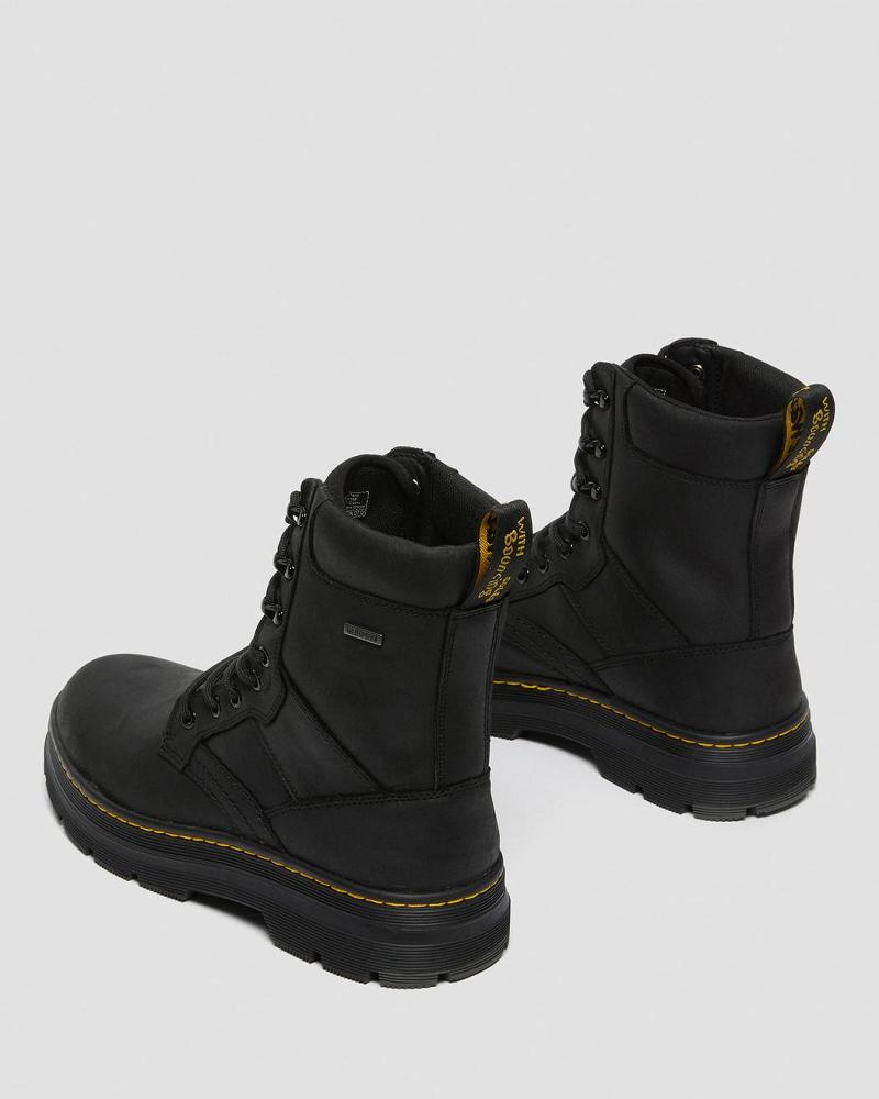 Dr Martens Iowa Waterdichte Poly Enkellaars Heren Zwart | NL 359KOR